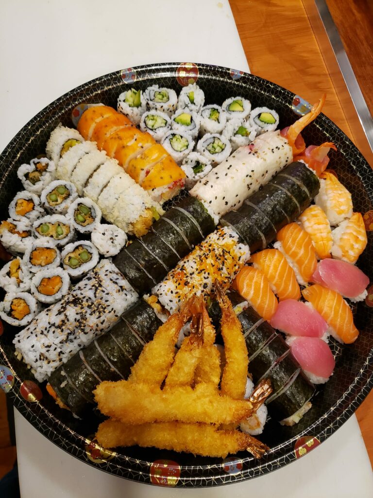 plateau de sushi