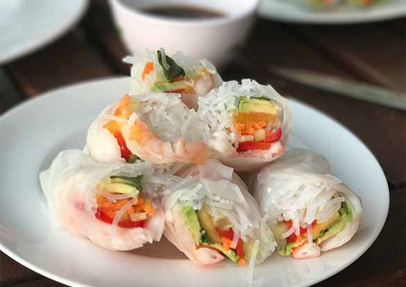 6 rouleaux de printemps